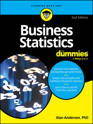 cover image of Business Statistics For Dummies